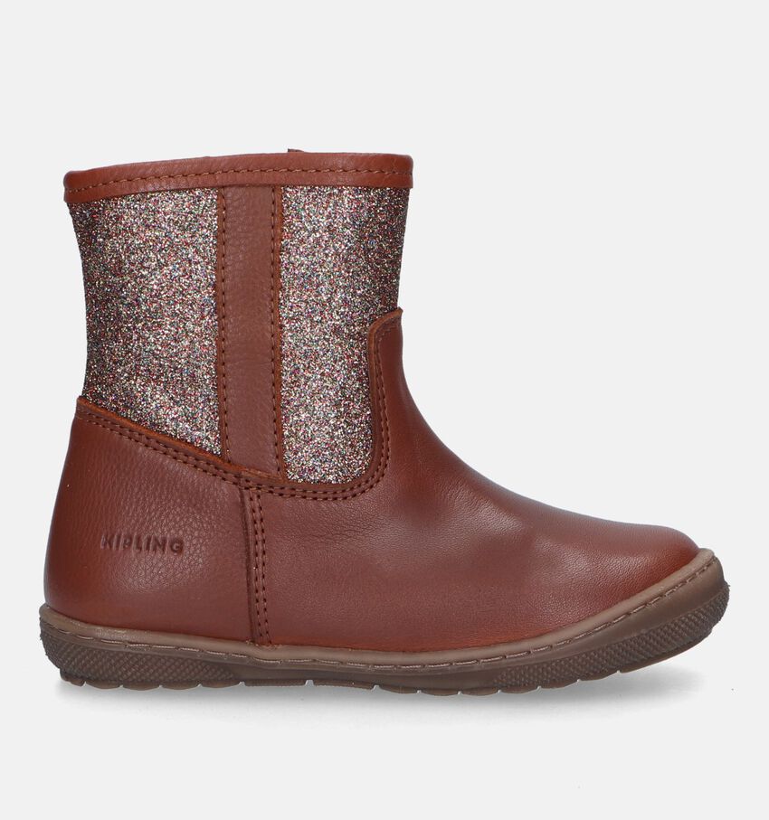 Kipling Belli Bottes courtes en Cognac