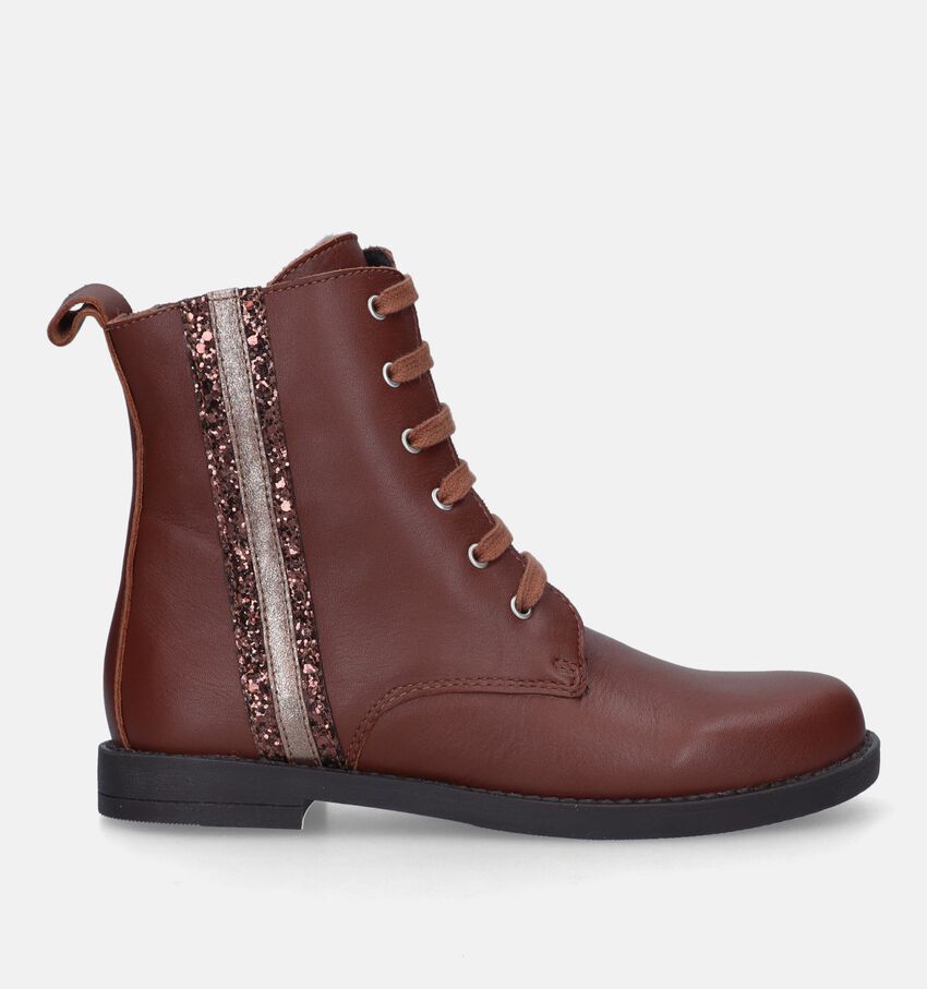 Milo & Mila Bottines robustes en Cognac