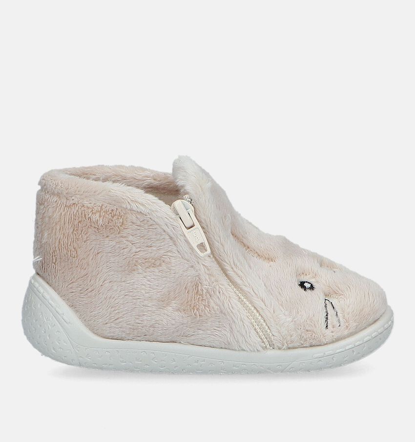 Milo & Mila Beige Babypantoffels