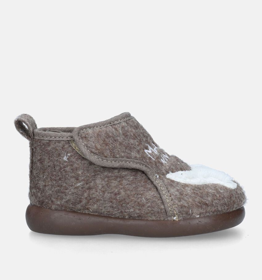 Milo & Mila Pantoufles pour bébé en Marron