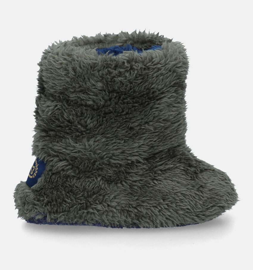 STONES and BONES Cozy Pantoufles en Vert kaki