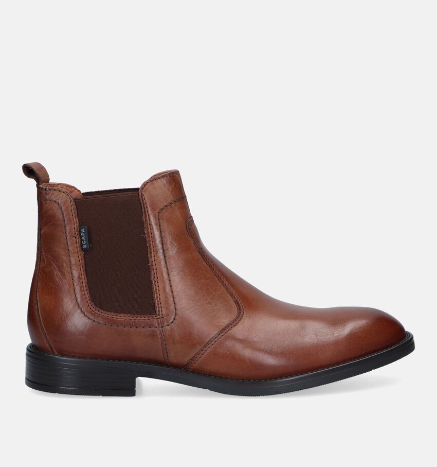 Scapa Cognac Chelsea boots