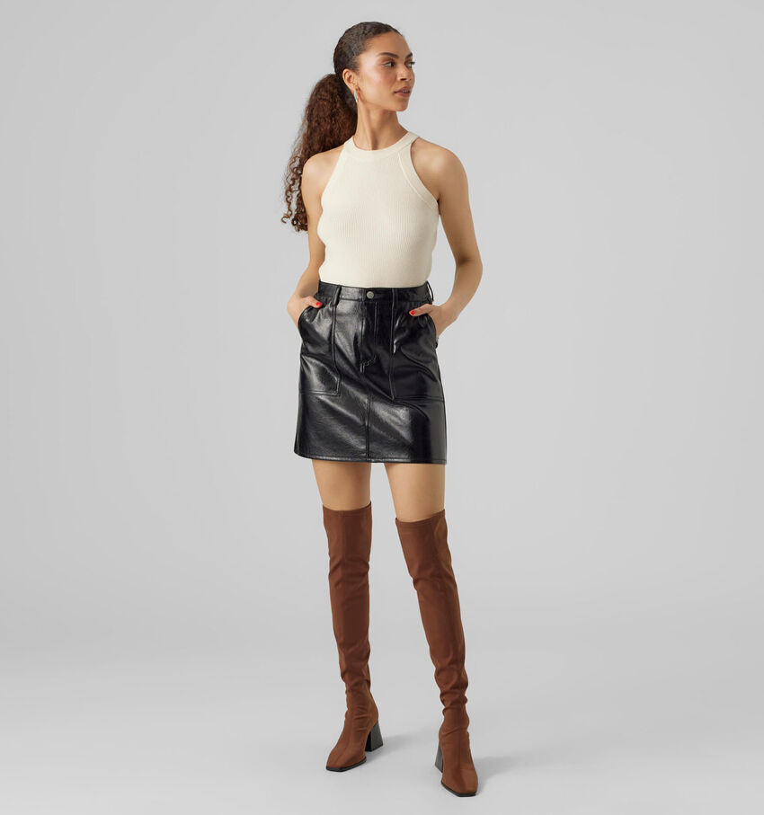 Vero Moda Melina Zwarte Korte rok