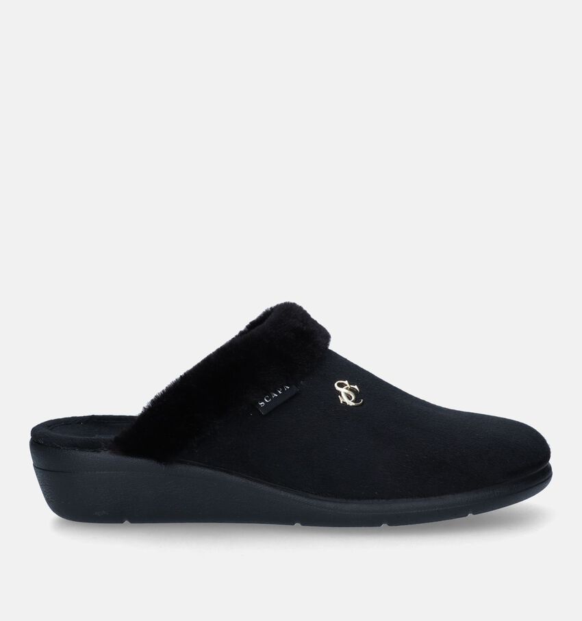 Scapa Zwarte Pantoffels