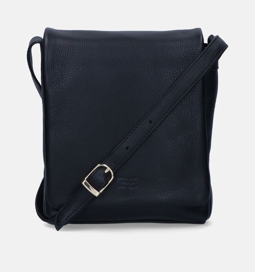 Crinkles Zwarte Crossbody Tas