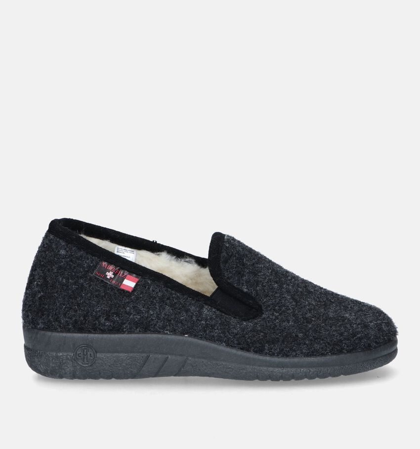 Cal Filz Pantoufles en Noir