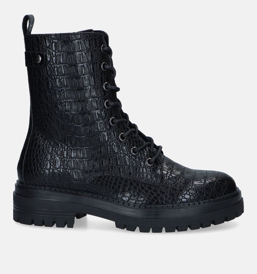 Poelman Boots à lacets en Noir