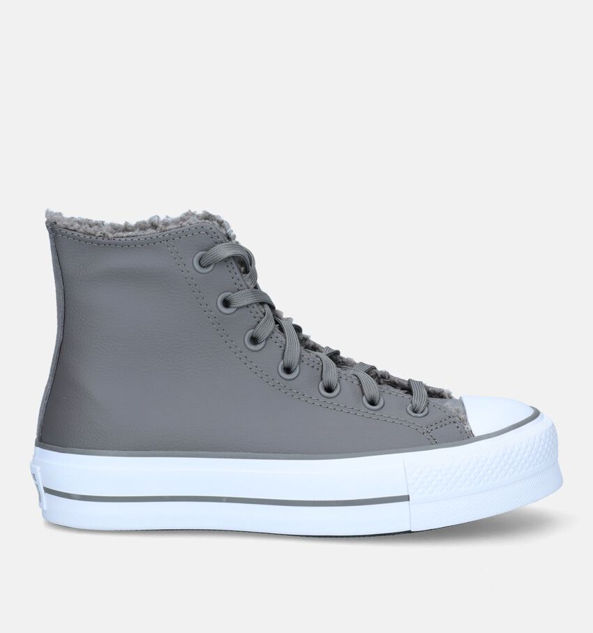 Converse CT All Star Lift Platform Grijze Sneakers