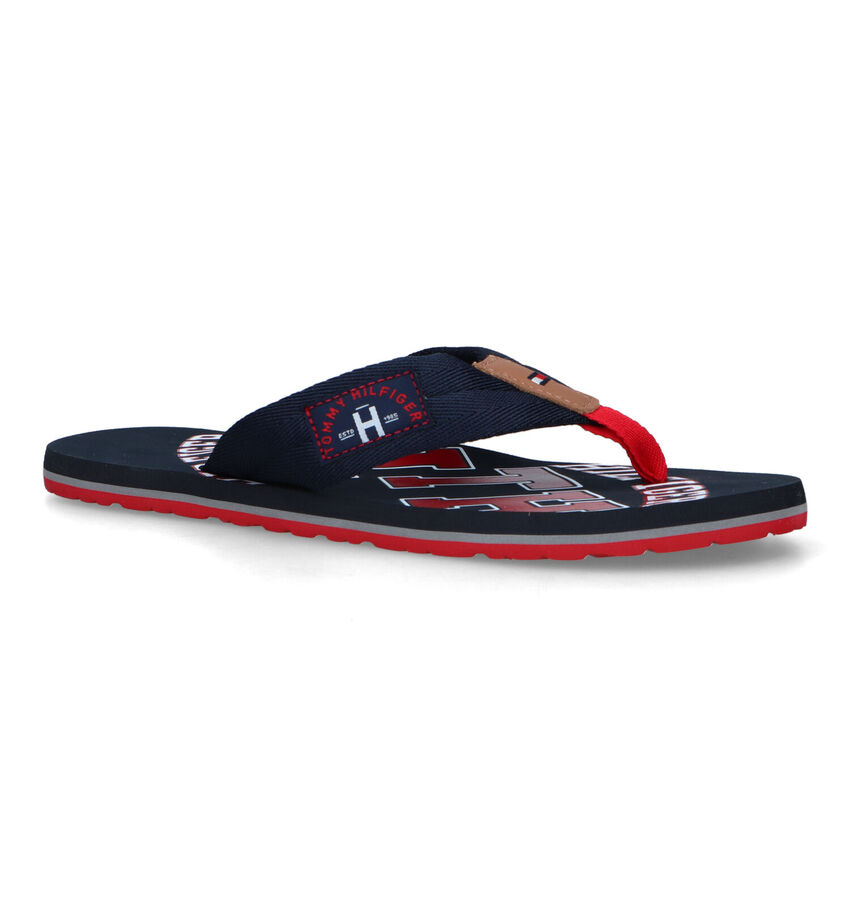 Tommy Hilfiger Essential Beach Blauwe Slippers