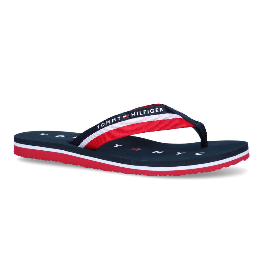 Tommy Hilfiger Loves NY Beach Tongs en Bleu