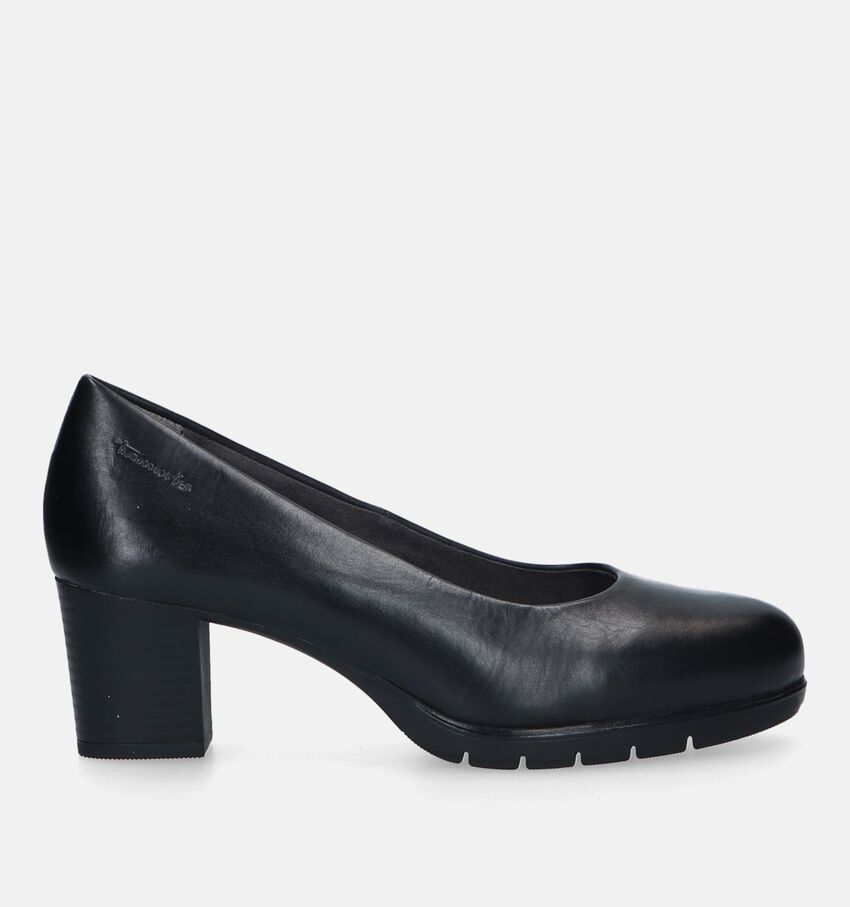 Tamaris Comfort Escarpins avec talon carré en Noir