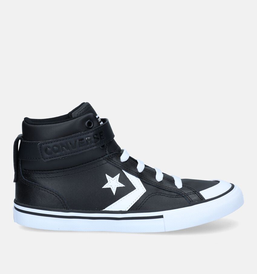 Converse Pro Blaze Strap Leather Baskets en Noir