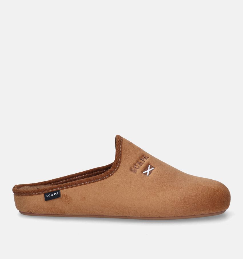 Scapa Cognac Pantoffels