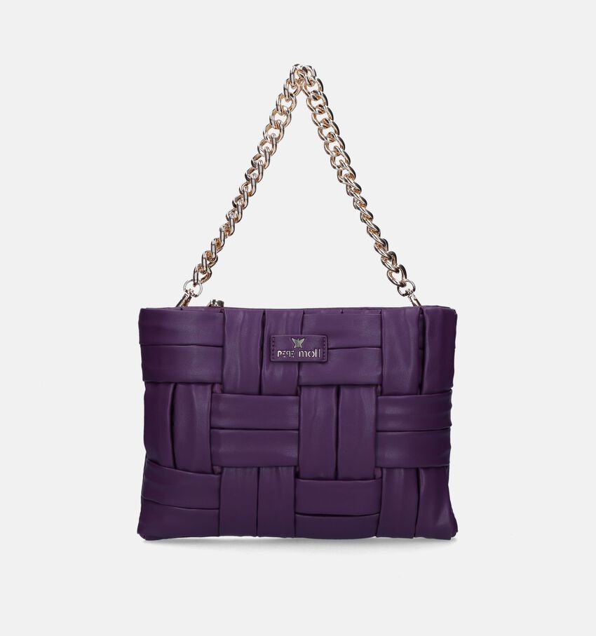 Pepe Moll Plaited Sac à bandoulière en Mauve