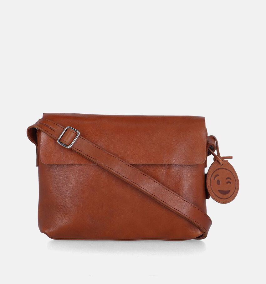 Saccoo Minas Cognac Crossbody tas