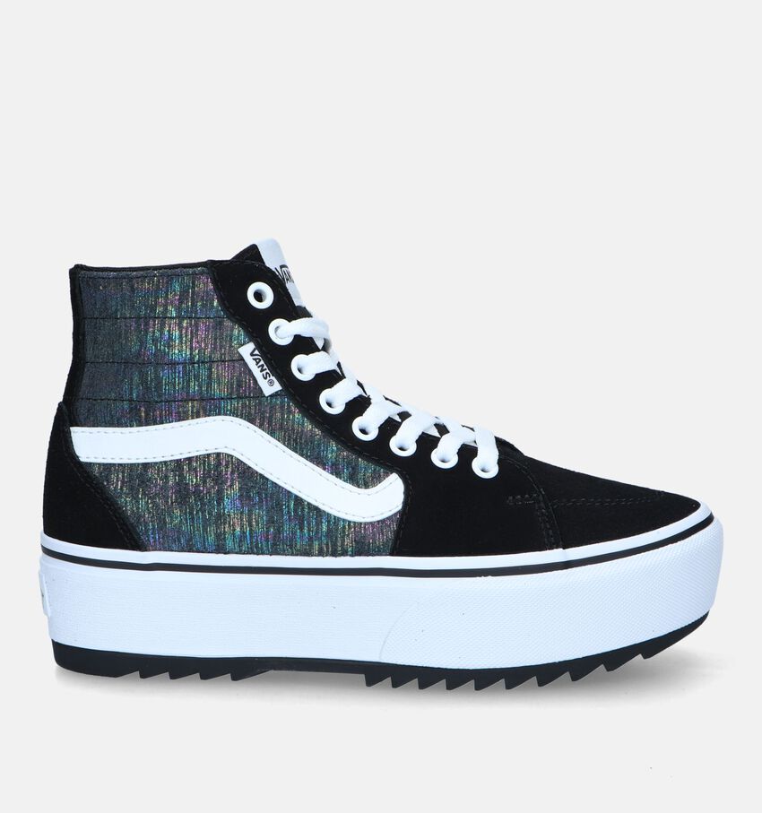 Vans Filmore Hi Tapered Platform Baskets de skate en Noir