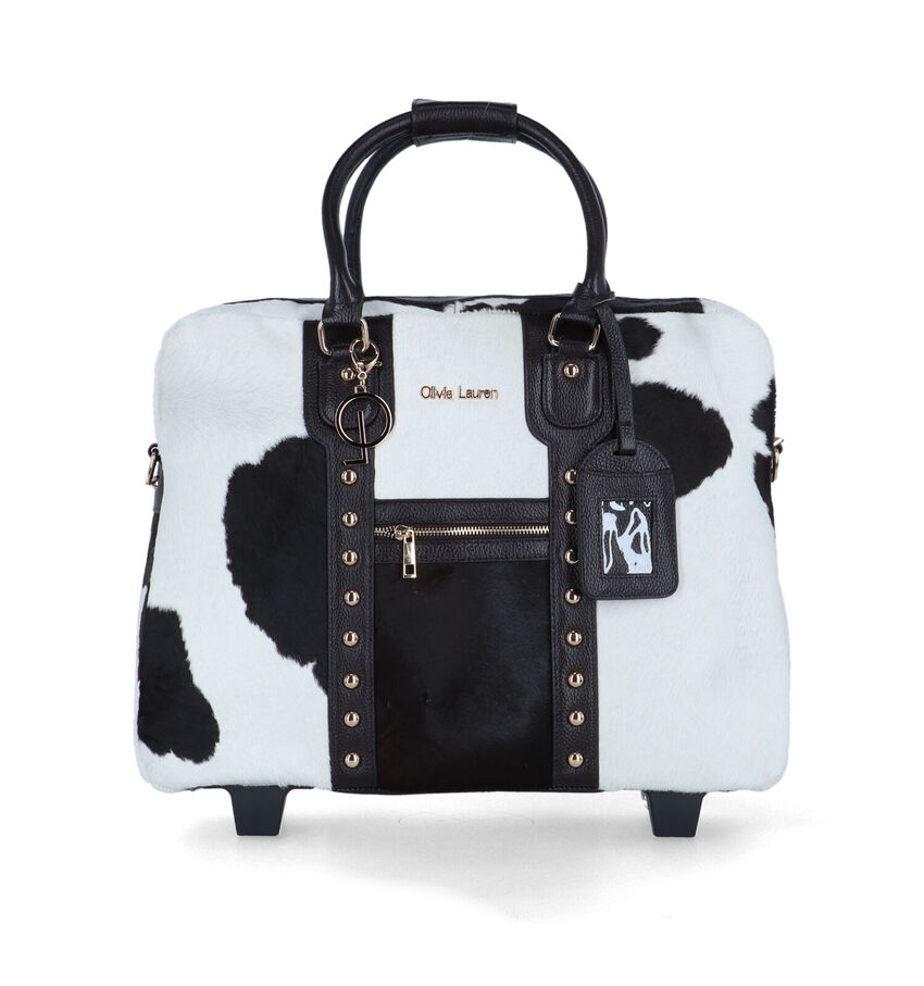 Olivia Lauren Cowhide Zwarte Trolley