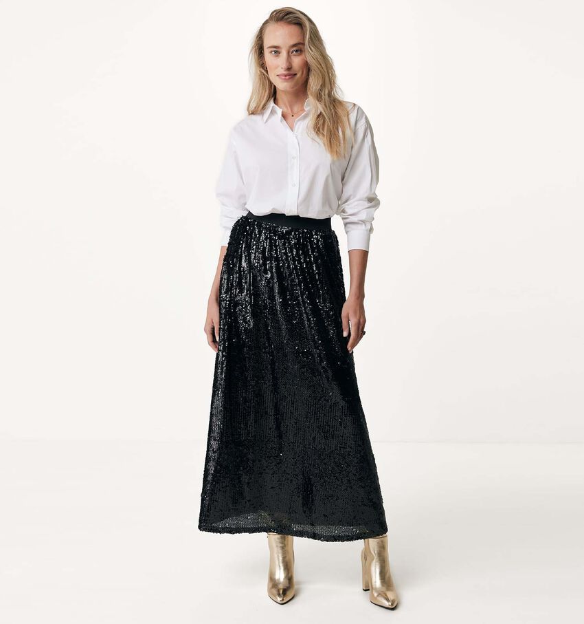 Mexx Zwarte Rok met pailletten