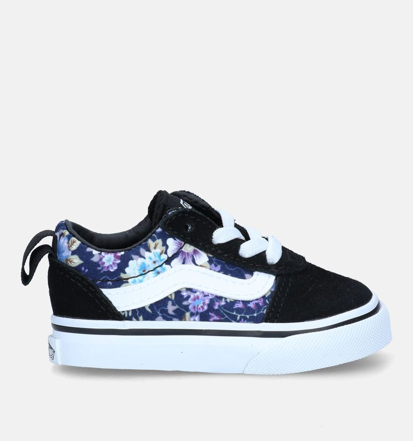 Vans Ward TD Slip-on Moody Floral Zwarte Babysneakers