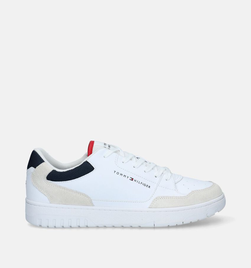 Tommy Hilfiger Core LTH Mix ESS Witte Veterschoenen