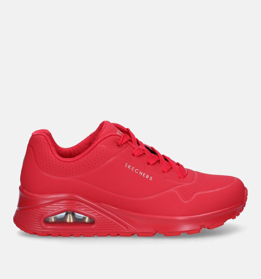 Skechers Uno Stand On Air Baskets en Rouge