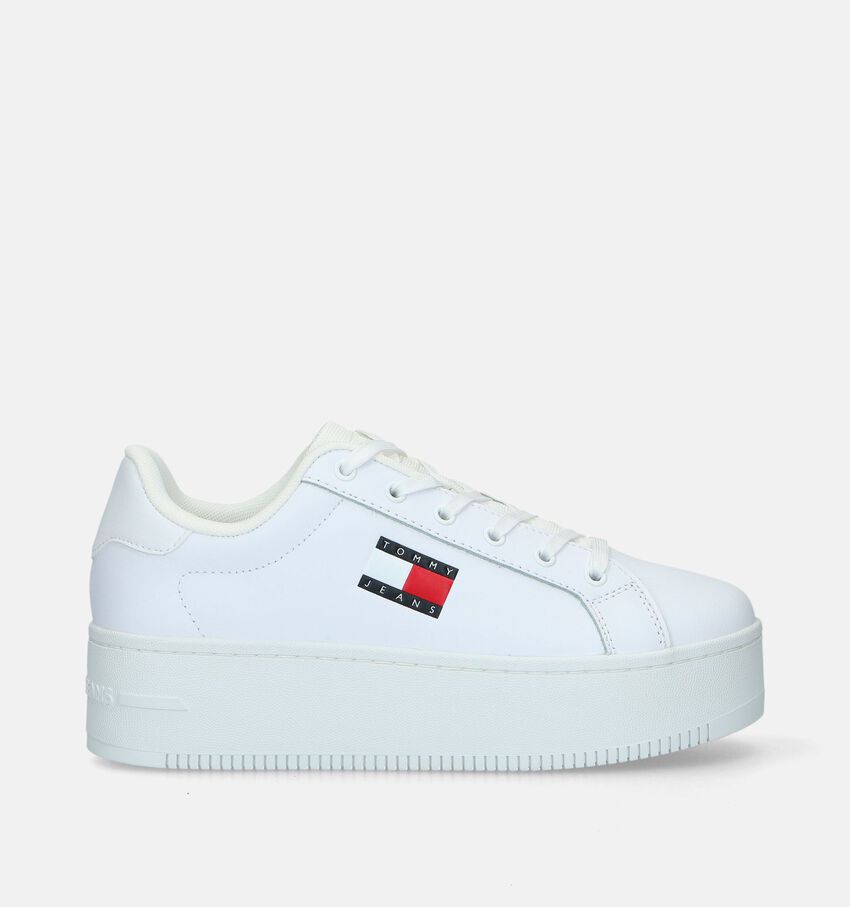 Tommy Hilfiger TJW Flatform Ess Witte Sneakers