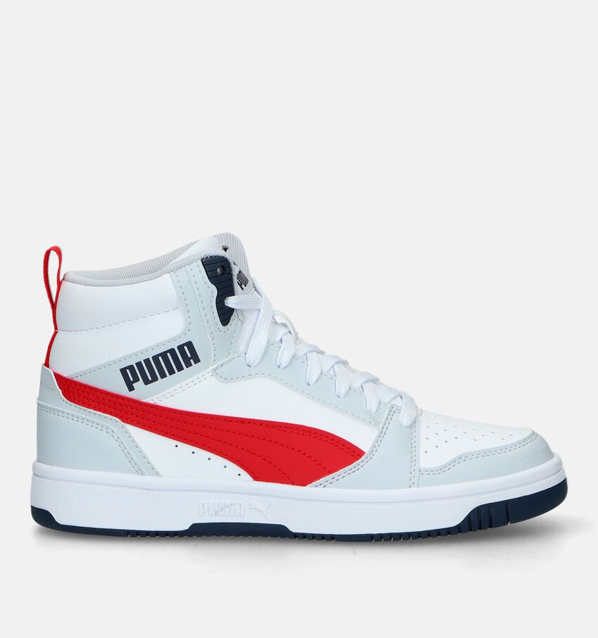 Puma Rebound V6 Mid Grijze Sneakers