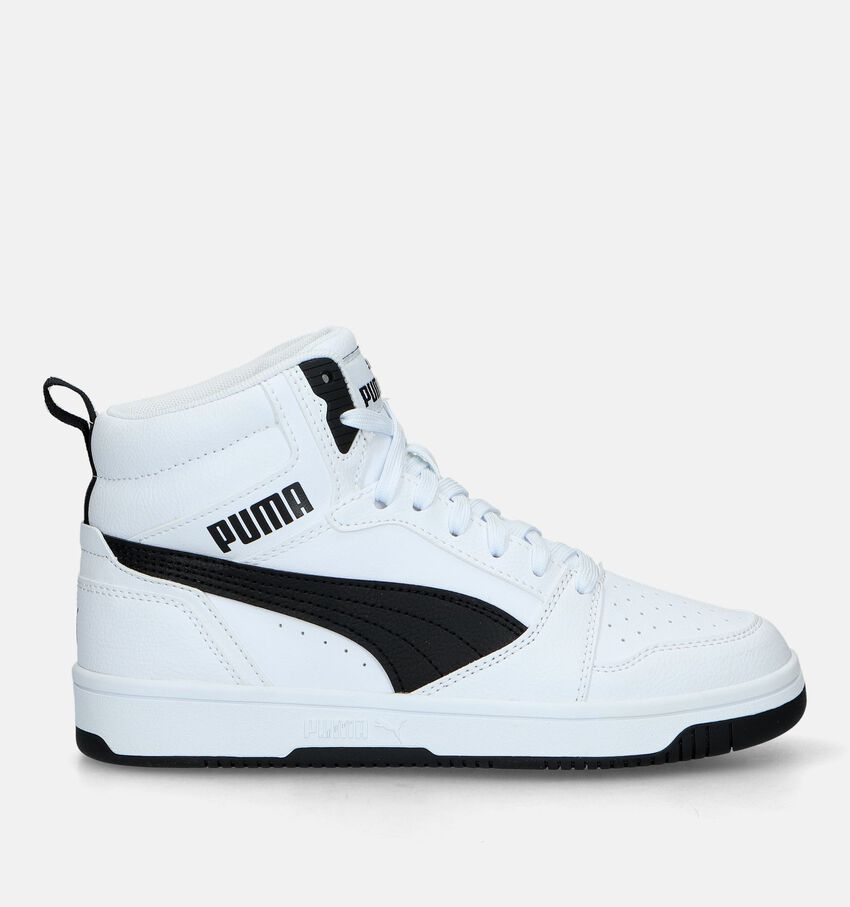 Puma Rebound V6 Mid Baskets en Blanc