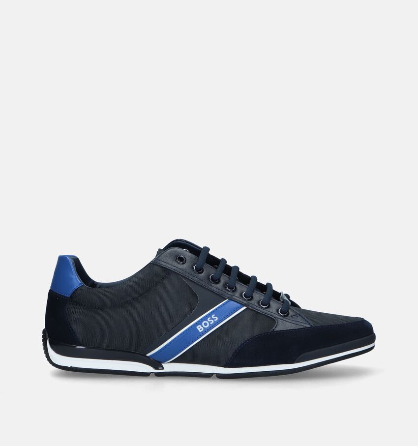 Boss Saturn Low Blauwe Sneakers