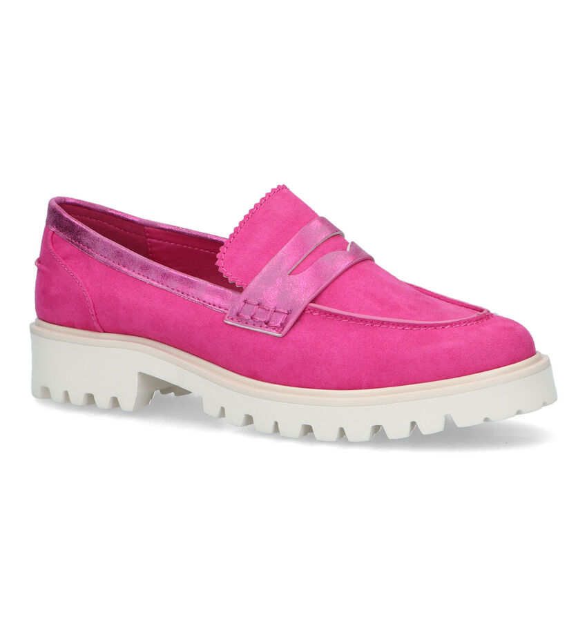 La Strada Chaussures à enfiler en Rose fuchsia