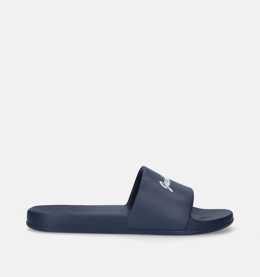 Jack & Jones Moulded Blauwe Badslippers