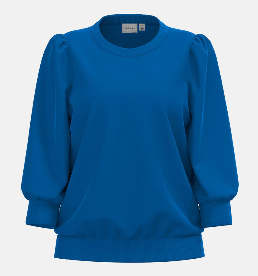 Vila Sif Open Sweater en Bleu