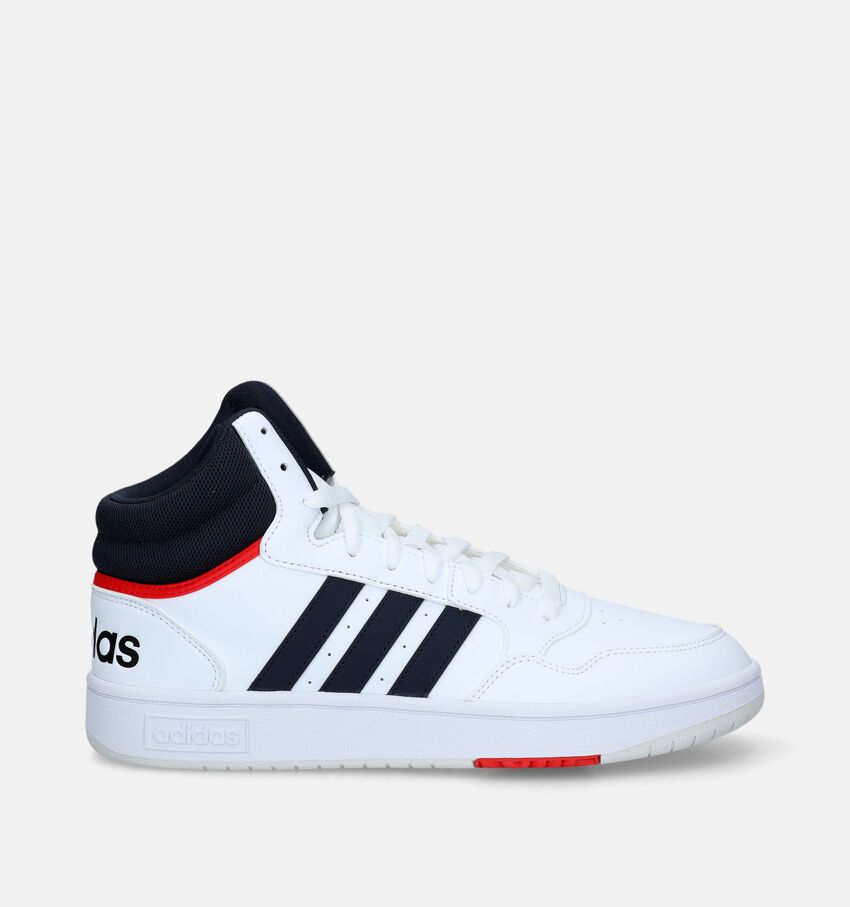 adidas Hoops 3.0 Mid Baskets en Blanc