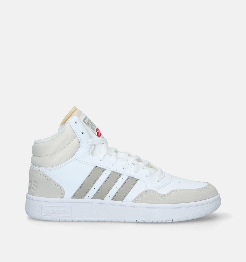 adidas Hoops 3.0 Mid Baskets en Blanc