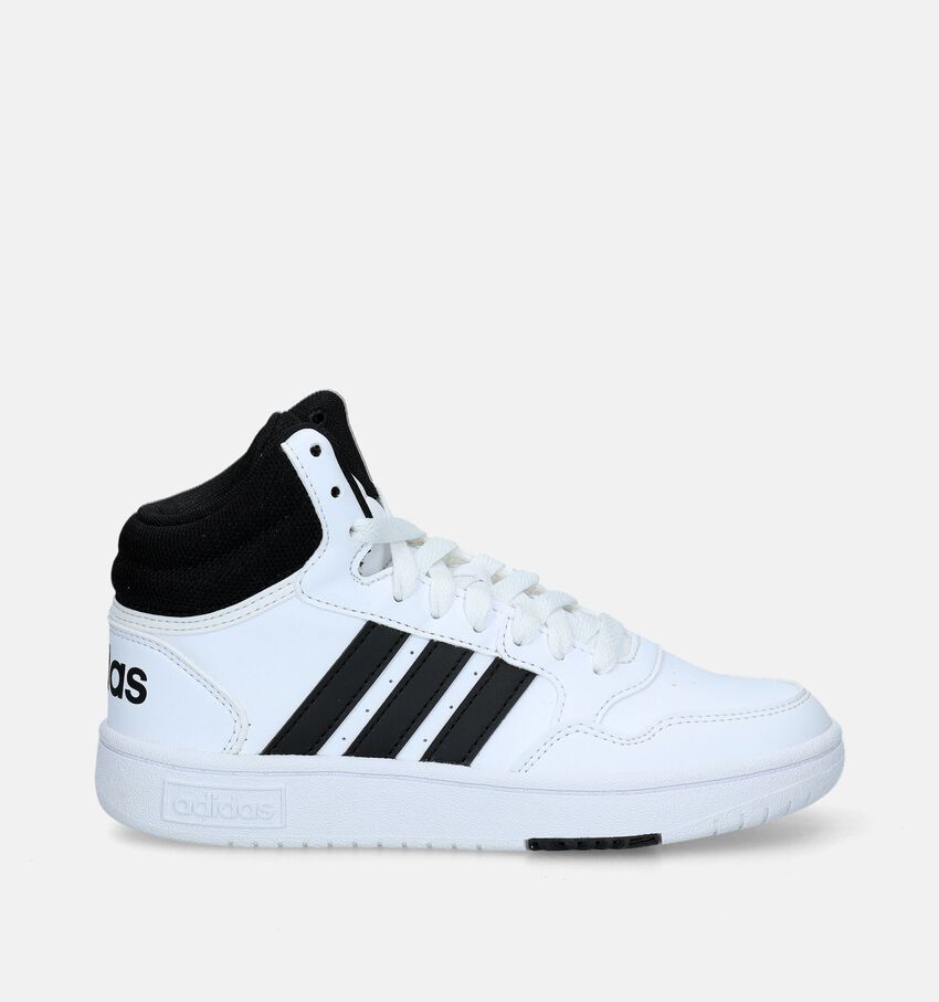 adidas Hoops 3.0 Mid K Witte Sneakers