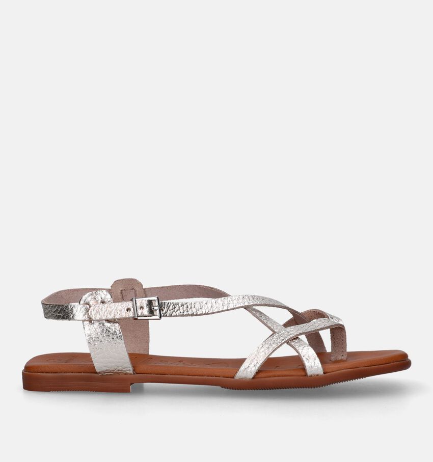 Oh My Sandals Sandales plates en Or