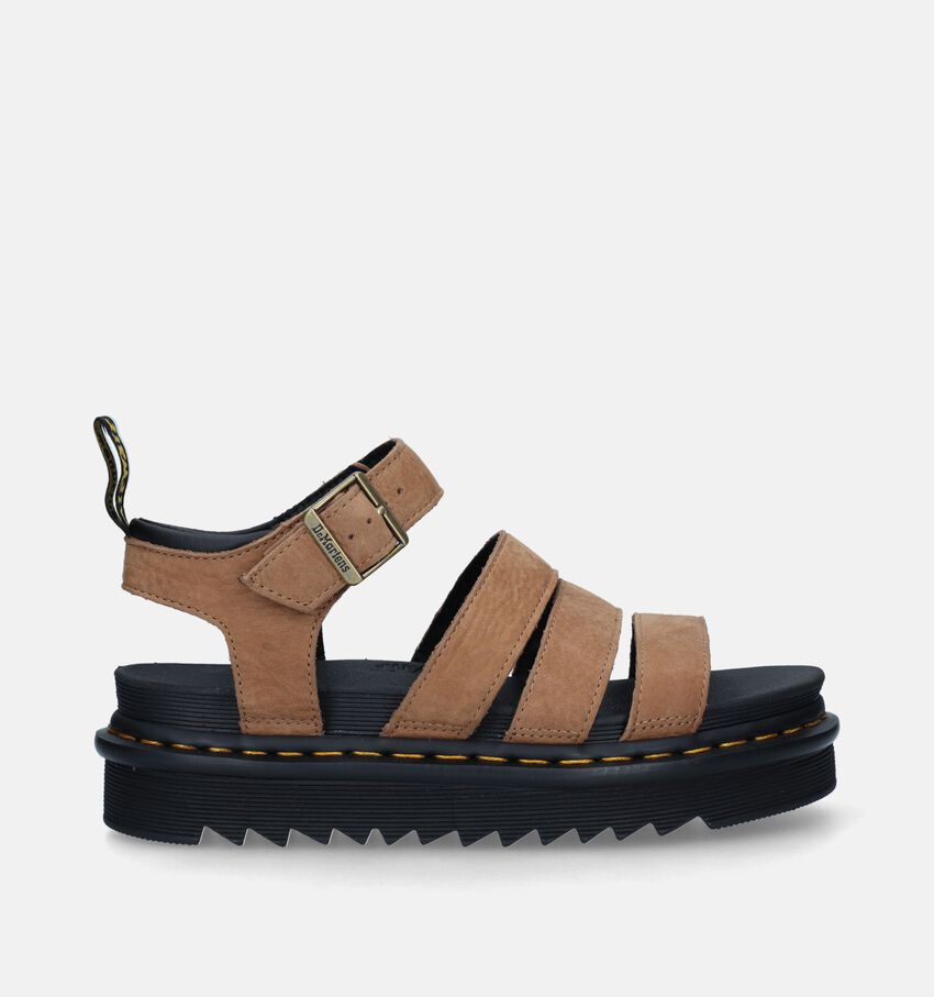 Dr. Martens Blaire Bruine Chunky Sandalen