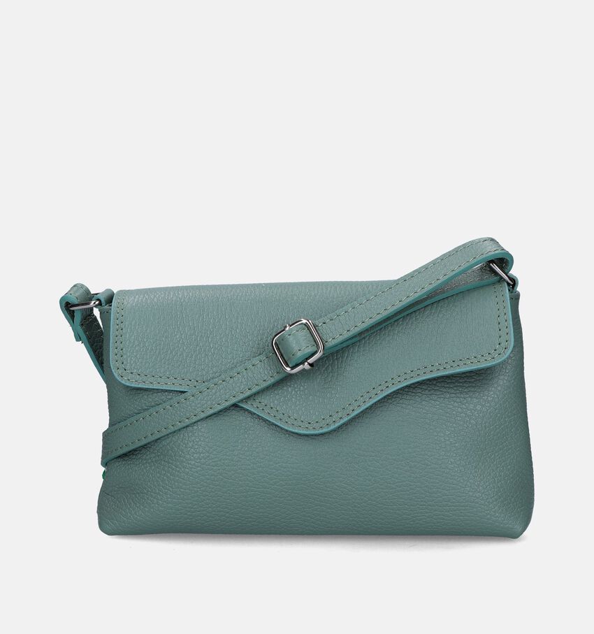 Time Mode Huz Groene Crossbody tas