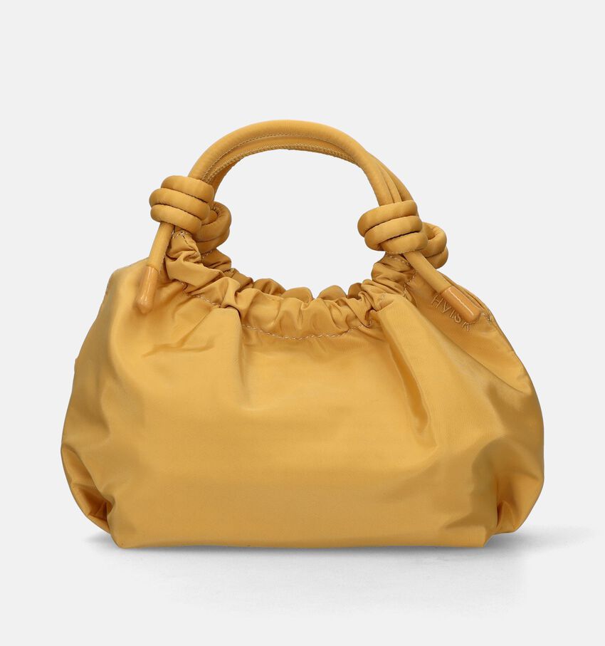 Hvisk Jolly Matte Twill Sac de main en Jaune