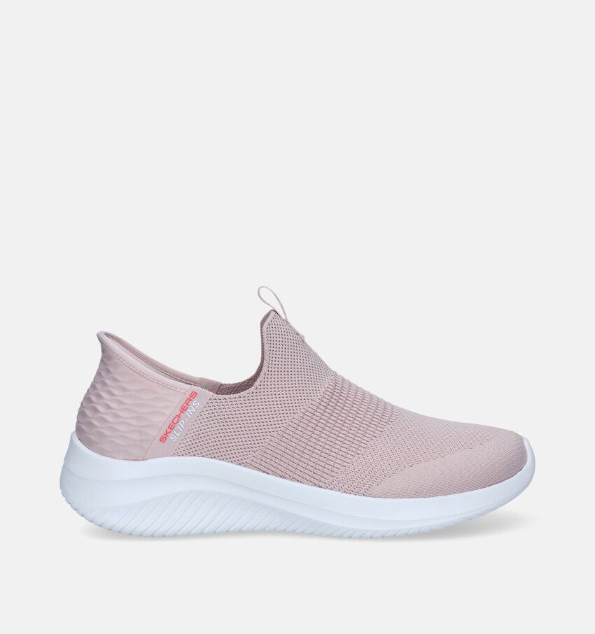 Skechers Slip-ins Ultra Flex 3.0 Cozy Roze Slip-on Sneakers