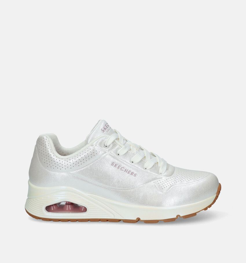 Skechers Uno Pearl Queen Witte Sneakers