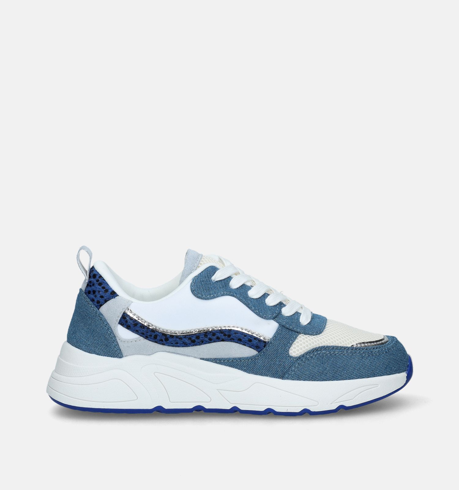 Kobalt blauwe sneakers dames on sale