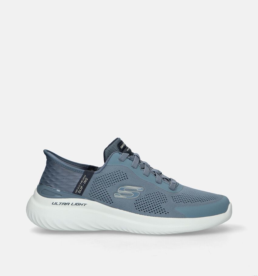 Skechers Slip-ins Bounder 2.0 Emerged Blauwe Sneakers