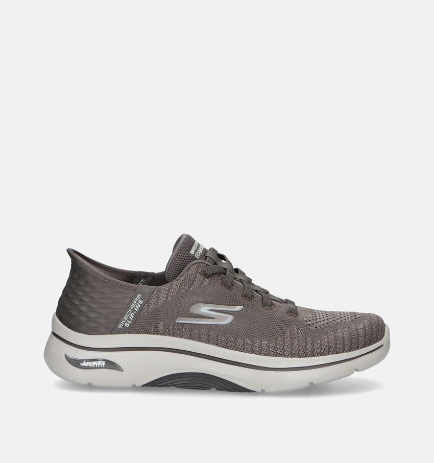 Skechers Go Walk Arch Fit 2.0 Taupe Slip-ins