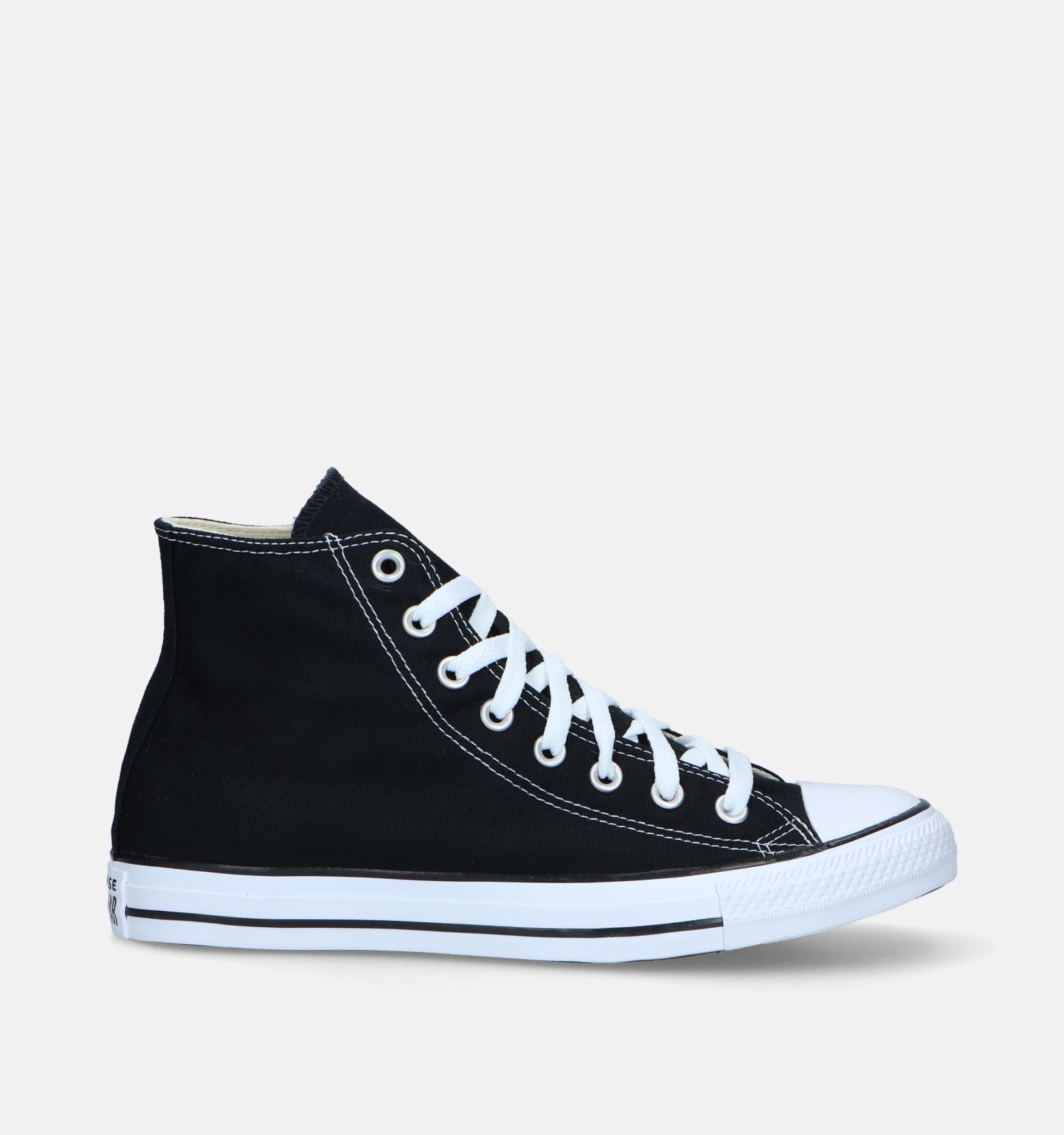 Converse platform deals zwart hoog