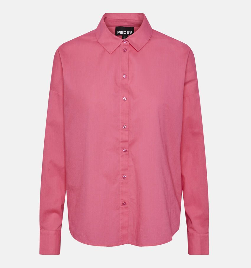 Pieces Tanne Roze Hemd