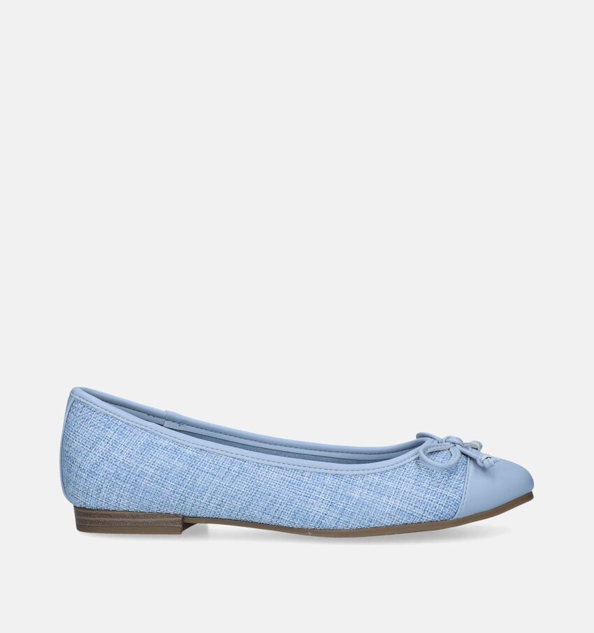 Marco Tozzi Ballerines en Bleu clair