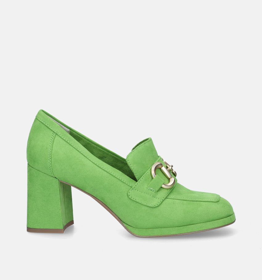 Marco Tozzi Groene Enkelpumps