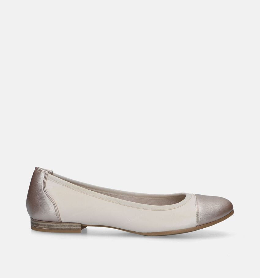 Tamaris Ballerines en Beige clair