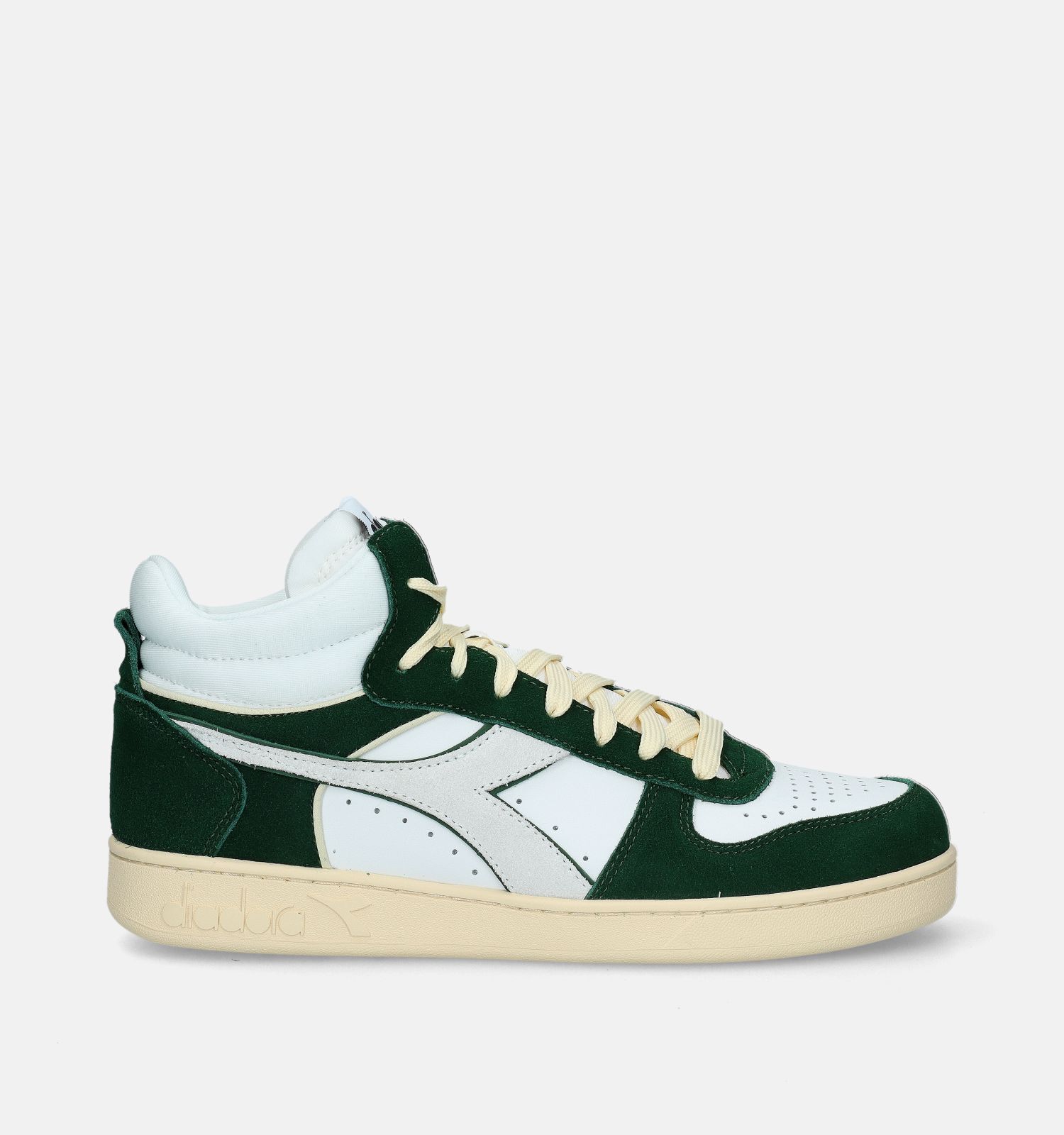 Diadora sneakers hoog groen top